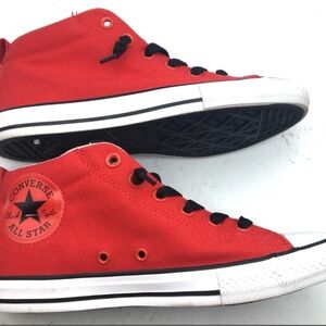 Converse All Star Chuck Taylor’s Red/White Black Laces Sneakers